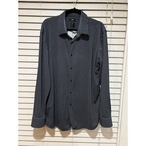 Hugo Boss Performance Long Sleeve Button Up‎ Shirt - Size XXL